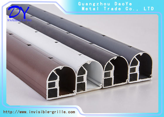 6m / zestaw Niewidoczna bezpieczna szyna aluminiowa Ochrona okna Stalowa kratka druciana