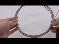 7X7 liny ze stali nierdzewnej Niewidzialna sieć ochronna dla balkonów i okien