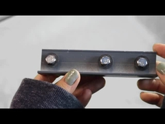 Niestandardowy balkon Niewidzialna siatka Aluminiowa ścieżka kolejowa Łatwa instalacja