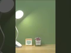 Nowoczesna lampa biurkowa LED z możliwością ładowania i ochroną oczu