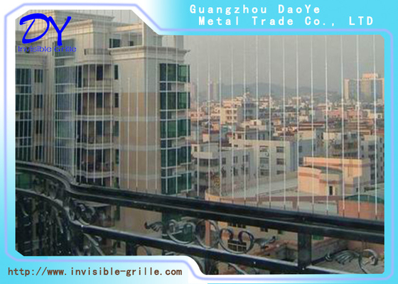 304 klasy drutu balkon niewidoczna kratka ochronna siatka o grubości 3,5 mm;