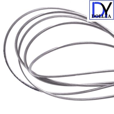 Niewidoczna balustrada balkonowa ze stali nierdzewnej 316 z drutem o średnicy 2,0 mm i odstępem 5 cm