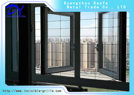Prosta używana wyprodukowana w Chinach Nowoczesna niewidoczna kratka balkonowa