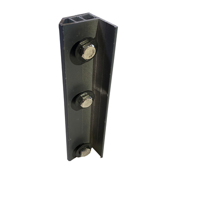 Okno aluminiowe ścieżka kolejowa z 12 1 struktury i solidne ramy aluminiowe