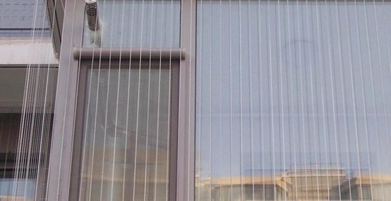 Łatwe w czyszczeniu i przejrzyste okna Niewidzialna siatka dla wysokiej widoczności