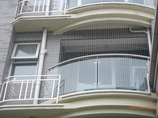 Bez przeszkód balkon grille z pojemnością 100 kg balkon niewidzialny grille