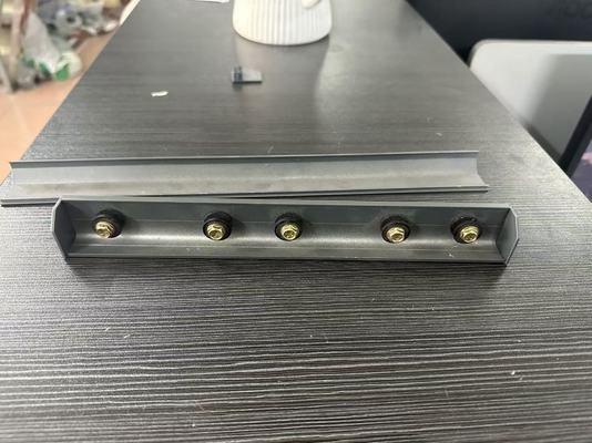Bezpieczeństwo Niewidzialne siatki Aluminiowe tor AG3/4 Szary końcowy czapek Niewidzialne akcesoria grilla