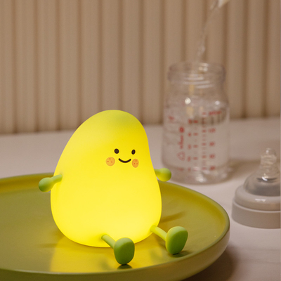 Cute Design Cute Night Light Lamp Z Małym Mango Designem I 18650 Litium Battery 5h-40h Czas użytkowania