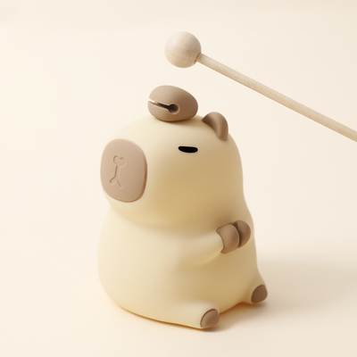 Nowoczesny design silikonowa lampa nocna Capybara przenośna USB ładowalna LED Źródło światła dotykowe sterowanie lampa zwierzęca do sypialni