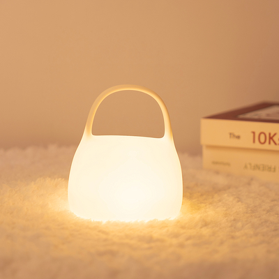 DIY Kreatywny Podarunek Taska Silikonowa Lampa z Czasem Dekoracja u boku łóżka Atmosfera Śpiący Nocne światło