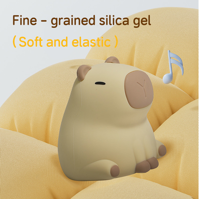 Creative Capybara LED Night Light Cute Silikonowa Lampa Przy łóżku Dla pokoju dziecięcego