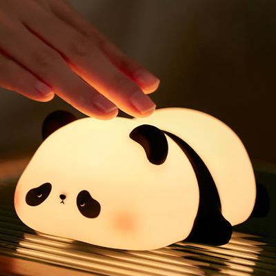 Zastosowanie Światło nocne silikonowe Panda Usb Przeładowalny Stół Led Lampa nocna Światło nocne silikonowe Światła nocne dla pokoju dla dzieci
