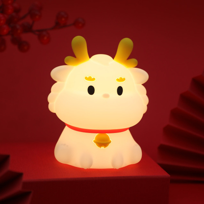LED USB Zładowalna Ciemność Dragon Touch Cute Dekor sypialni silikonowy krzesło dla dziecka Lampa nocna