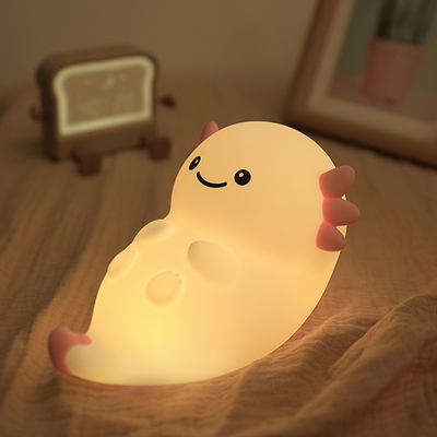 Nowoczesny design silikonowe światło nocne Cute LED ciepła biała kolorowa noc dla dzieci sypialnia Touch Control