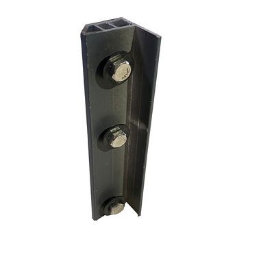 6m Zestaw Balustrady Bezpieczeństwa Balkonowego Wyposażony w Aluminiową Ramę Torową Metoda Montażu Przykręcana Solidne Trwałe Rozwiązanie Bezpieczeństwa