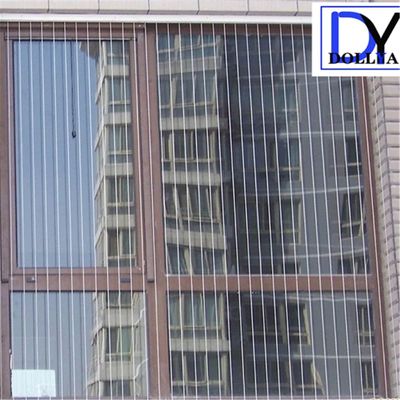 Niewidoczna krata ze stali nierdzewnej 316 z odstępem między drutami 5 cm dla łatwej ewakuacji w przypadku pożaru