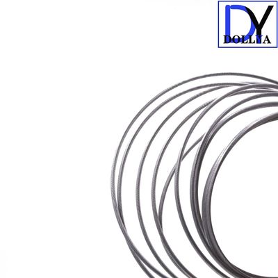 Niewidoczna balustrada balkonowa ze stali nierdzewnej 316 z drutem o średnicy 2,0 mm i odstępem 5 cm