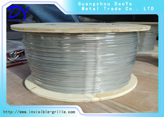 2.0mm 316 Drut ze stali nierdzewnej Wysokiego budynku Balkon/Okno Niewidzialna siatka zabezpieczająca