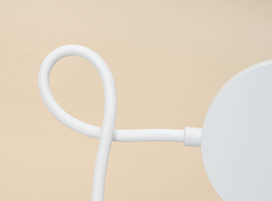 Całkowity dziecięcy nowoczesna lampa stołowa LED szyja Clip-On Touch Control USB naładowalne białe światło nocne do nauki studentów