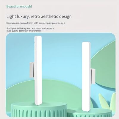 Lampka biurkowa LED o temperaturze barwowej 3500-6500K, zasilana napięciem znamionowym 5V 1A, idealna do oświetlenia zadaniowego, czytania i dekoracji