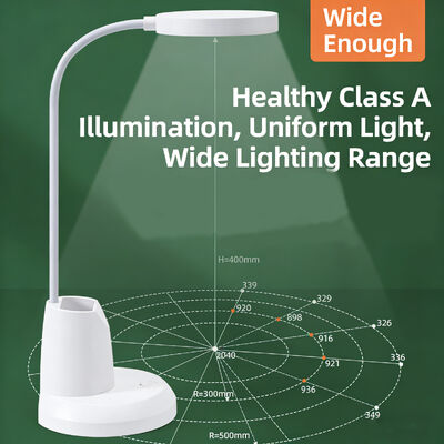 Nowoczesny prosty nośnik długopisu lampa biurowa LED ładowalna z wtyczką ochrona oczu Lampa do studiowania Kolegium sypialnia Lampa do czytania dotykowa