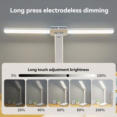 Trójpoziomowa regulacja jasności Lampa stołowa LED dostarczająca rozwiązania oświetleniowe dla środowisk pracy, nauki i relaksu
