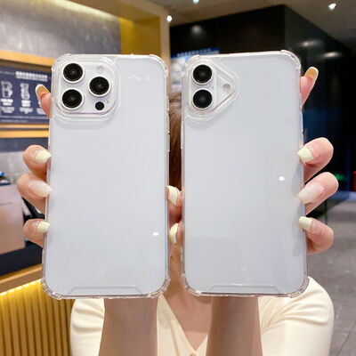 Przezroczyste, wodoodporne etui na telefon komórkowy z TPU do iPhone'a