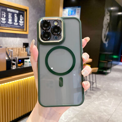 Mody magnetyczny półprzezroczysta obudowa telefoniczna szokująca iPhone 17