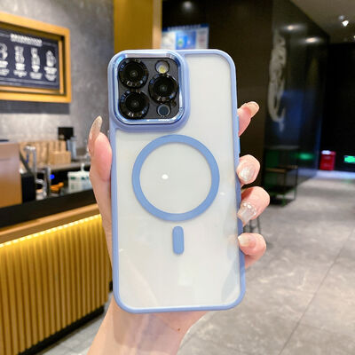 Mody magnetyczny półprzezroczysta obudowa telefoniczna szokująca iPhone 17