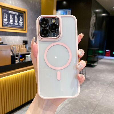 Mody magnetyczny półprzezroczysta obudowa telefoniczna szokująca iPhone 17