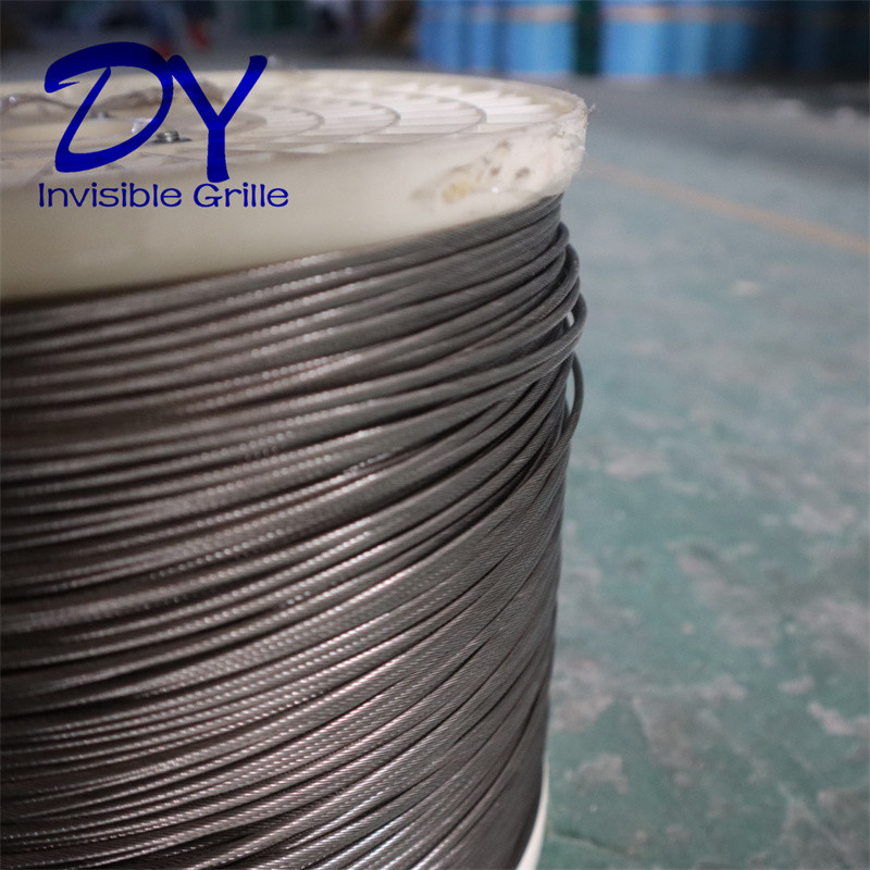 Niewidzialna siatka okna ze stali nierdzewnej 304 doskonała ochrona dla firm