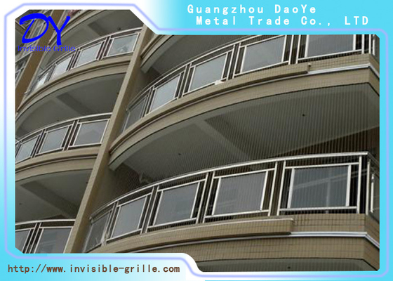 316 Grade Aircraft Deck Cable House Niewidoczny grill bezpieczeństwa na balkon