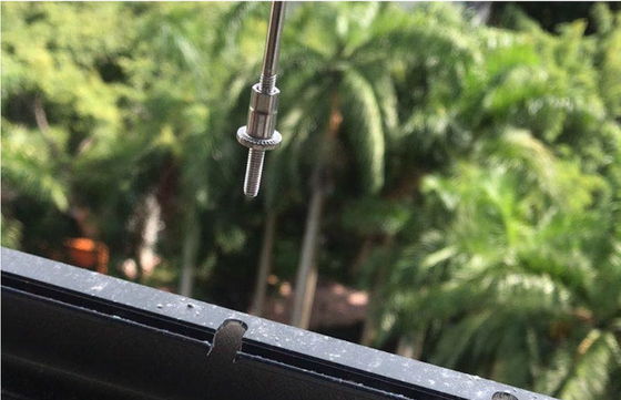3mm Wlewy Włókno Balkonie Rury z 100kg pojemności Balkon Wlewy Rury