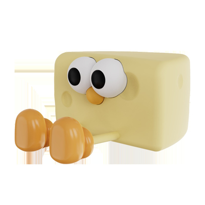 Zabawna Lampa nocna LED do ładowania Cute Cartoon Cheese Silicone Lampy stołowe Sensor dotykowy Zwierzęta DIY Dzieci Pokój dzieci
