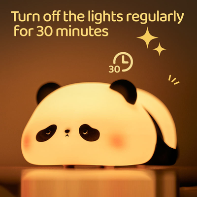 Zastosowanie Światło nocne silikonowe Panda Usb Przeładowalny Stół Led Lampa nocna Światło nocne silikonowe Światła nocne dla pokoju dla dzieci