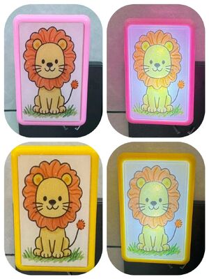 Lampka nocna na wtyczkę, uroczy wygląd, plastikowa podstawa, zapewniająca wygodne oświetlenie nocne w domu i biurze