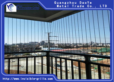Łatwa instalacja Balkon Pełny grill Odporny na rdzę Niewidoczny grill balkonowy