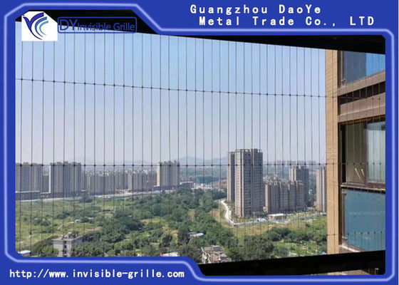 Hardy Invisible Grille 1,5 mm balkon ze stali nierdzewnej