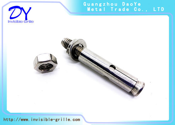 Śruba rozprężna M6 Niewidoczne akcesoria do grilla do odpornego aluminiowego toru szynowego